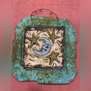 Stars and Moon Cold Bronze Sculpture